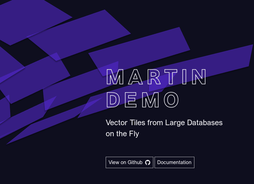 Martin - Vector Tiles Server